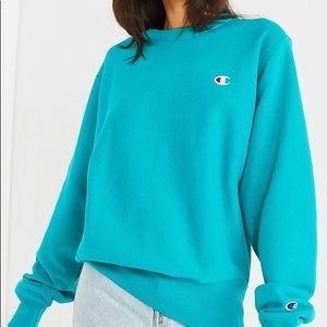 Teal Champion Pullover size Small